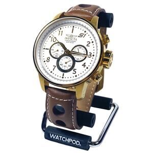 Invicta S1 Rally Champion Chronograph Watch 48mm Model 16011 WR 100m Gold Tone